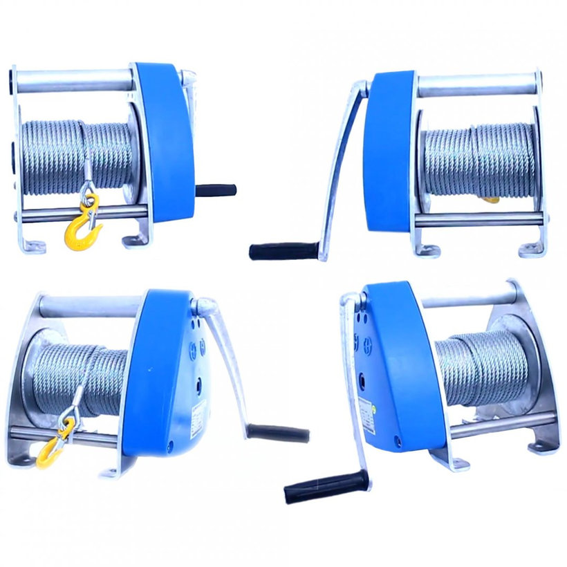 Konzolový hliníkový lanový navijak GAMMA 800kg