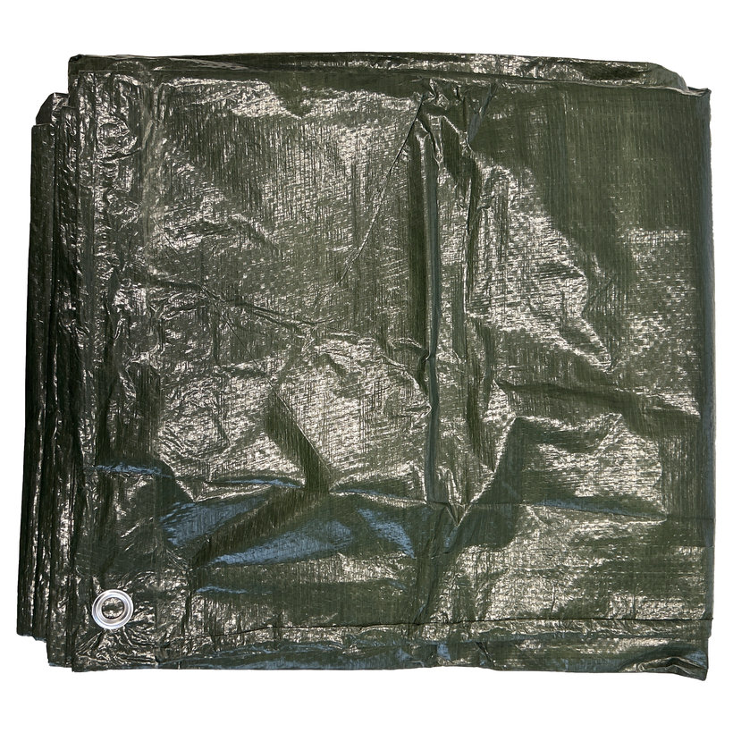 Plachta zakrývacia 5x8m tmavá zelená 65g/m²