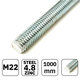 Závitová tyč DIN 975 4.8 zn M22x1000