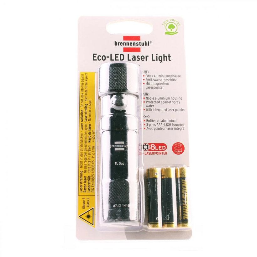 Eco-LED laserové svietidlo 8xLED