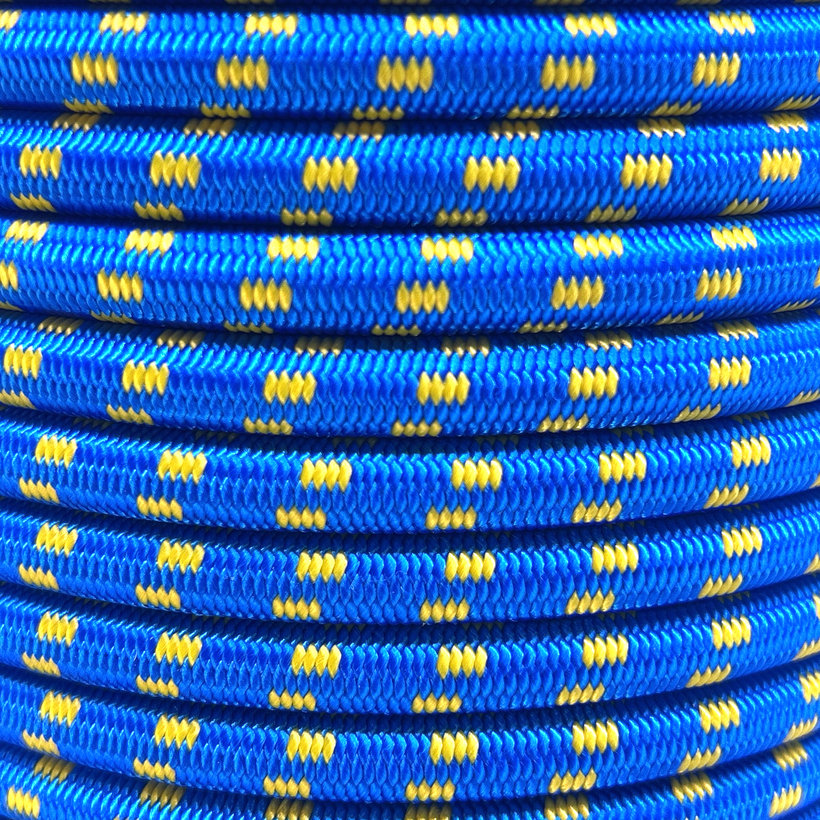 Gumolano s pryžovým jadrom modré+žltá PP 10mm