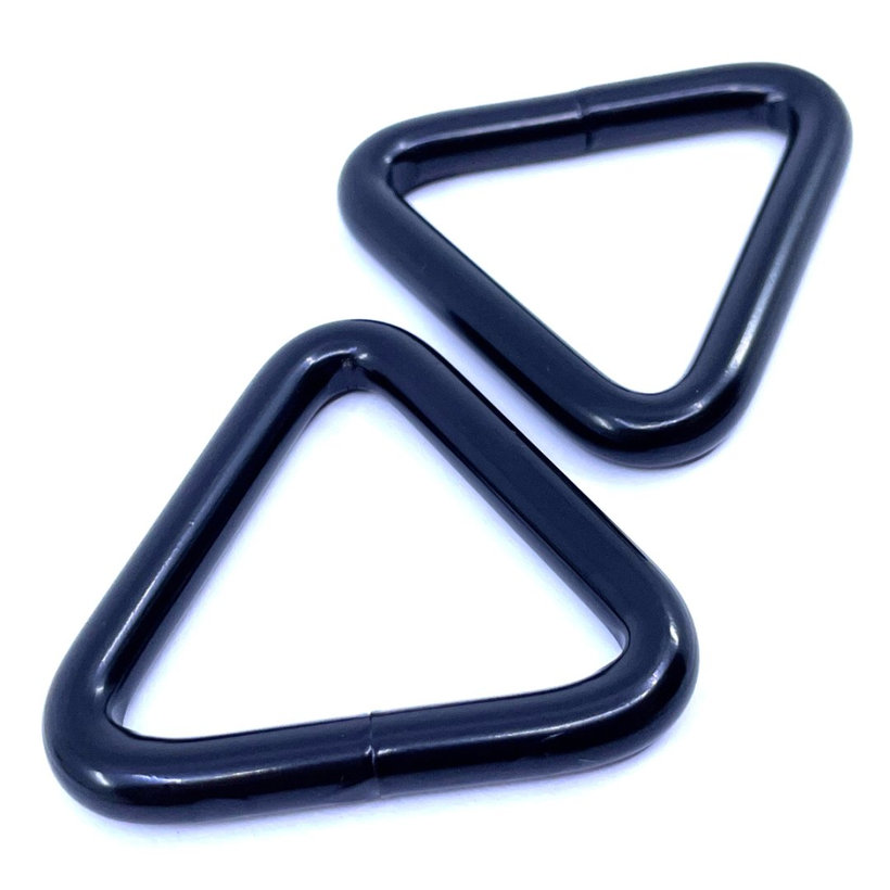 Trojuholník zváraný čierny 4x25mm