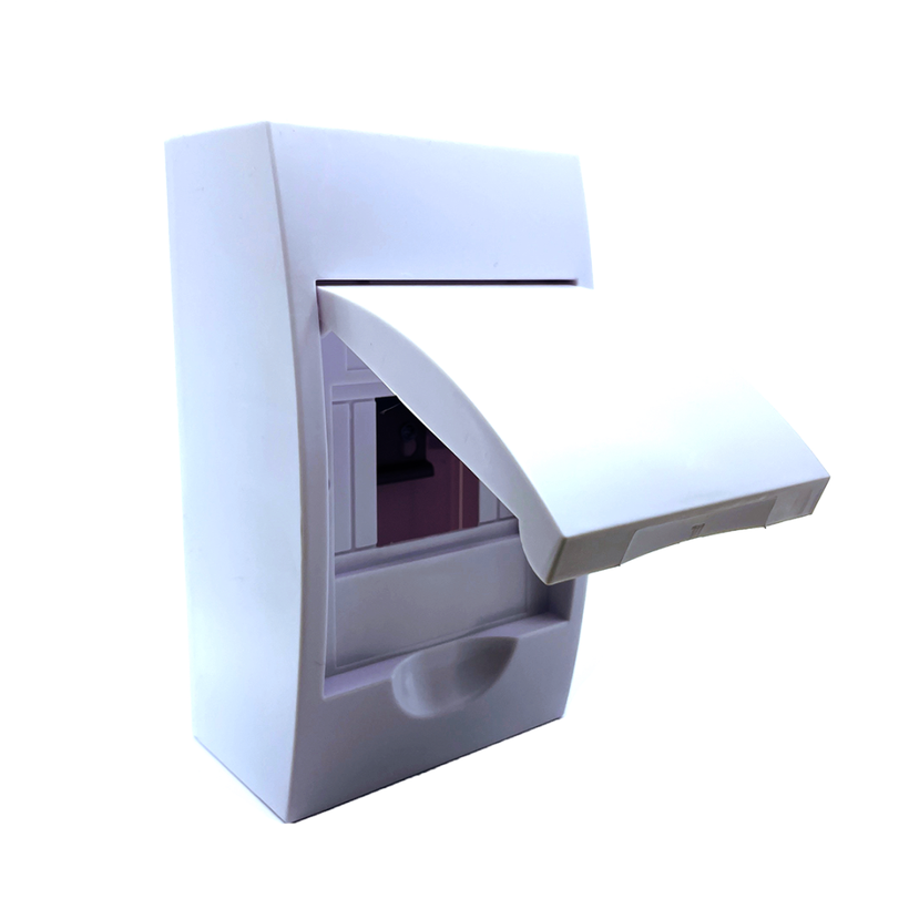 Rozvodná skriňa nadomietková s bielymi dvierkami 110x200x70mm