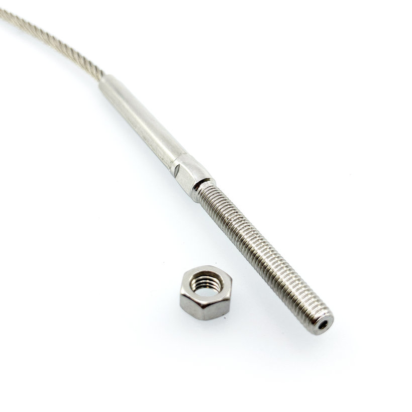 Lanová výplň zábradlia závit/závit M6 3mm/2m