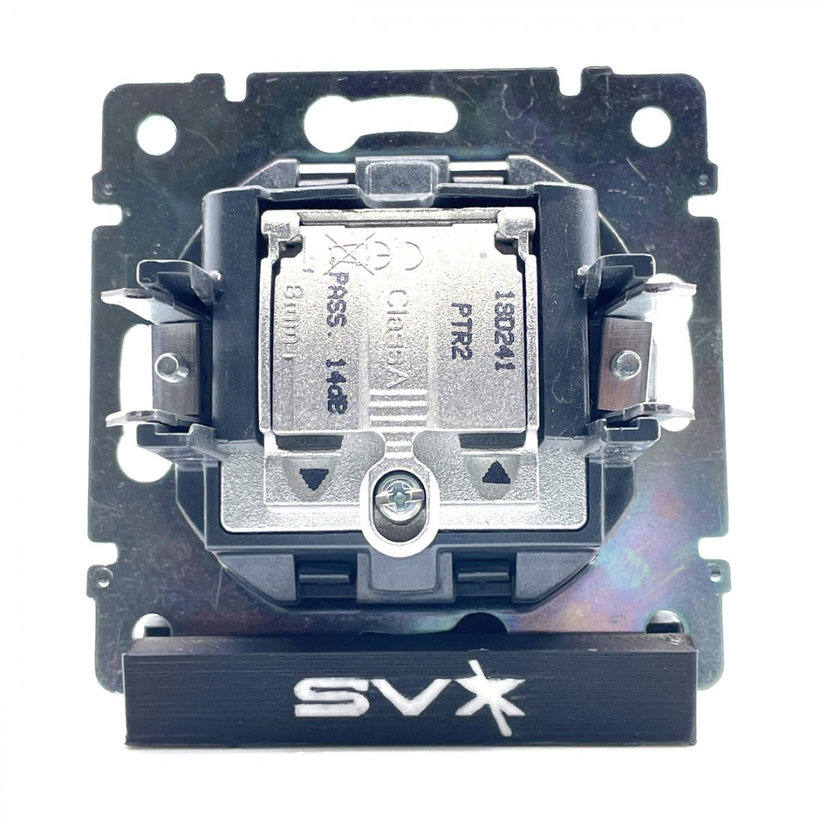 Valena TV-RD priebežná zásuvka biela