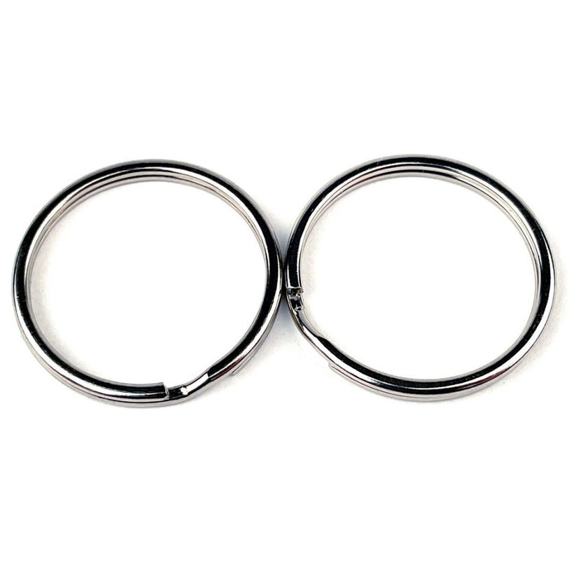 Krúžok na kľúče poniklovaný 30mm