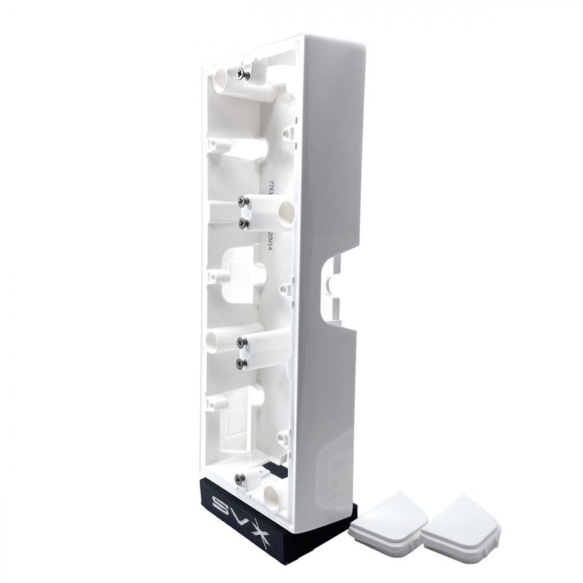 Valena 3 krabica na omietku biela