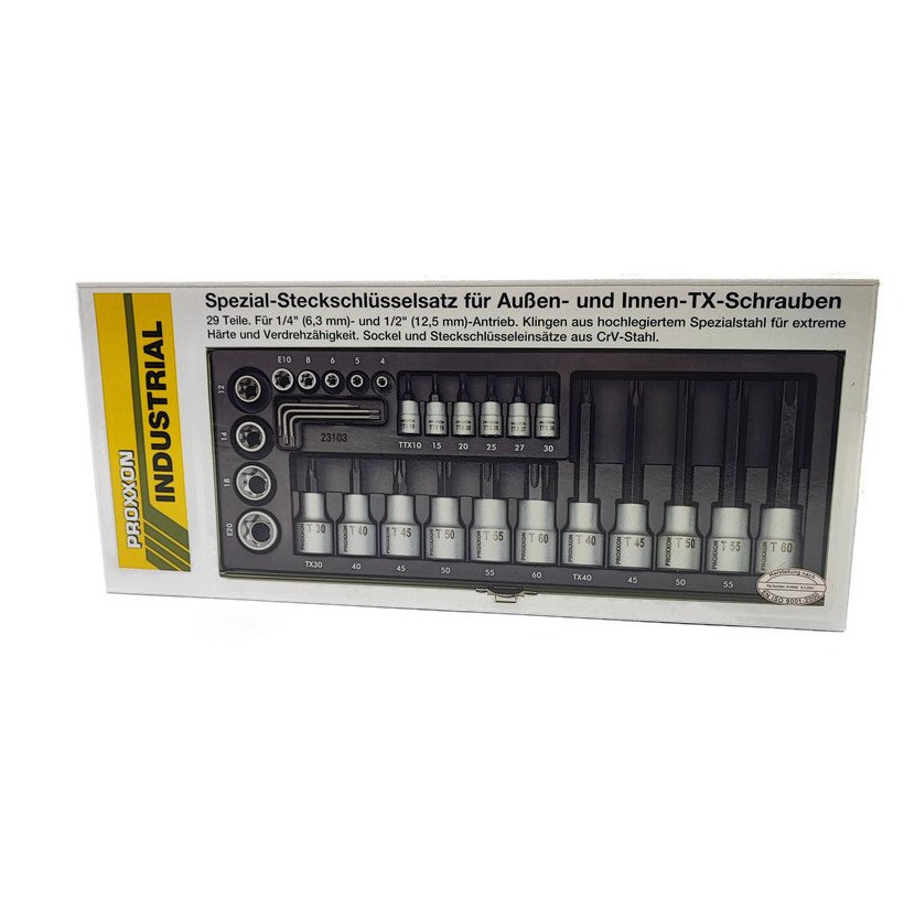 Sada nástrčných a zástrčných hlavíc