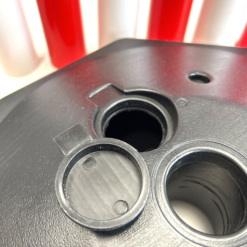 Cestársky podstavec červeno-biely 90 cm