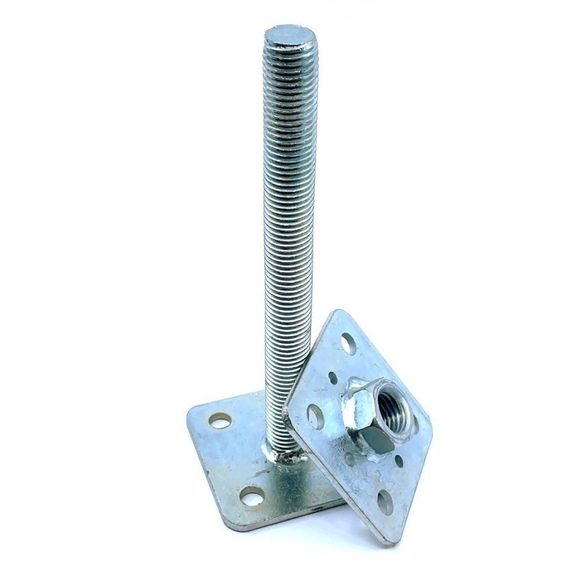 Nastaviteľná pätka stĺpika M20x200 (110x110+80x80)