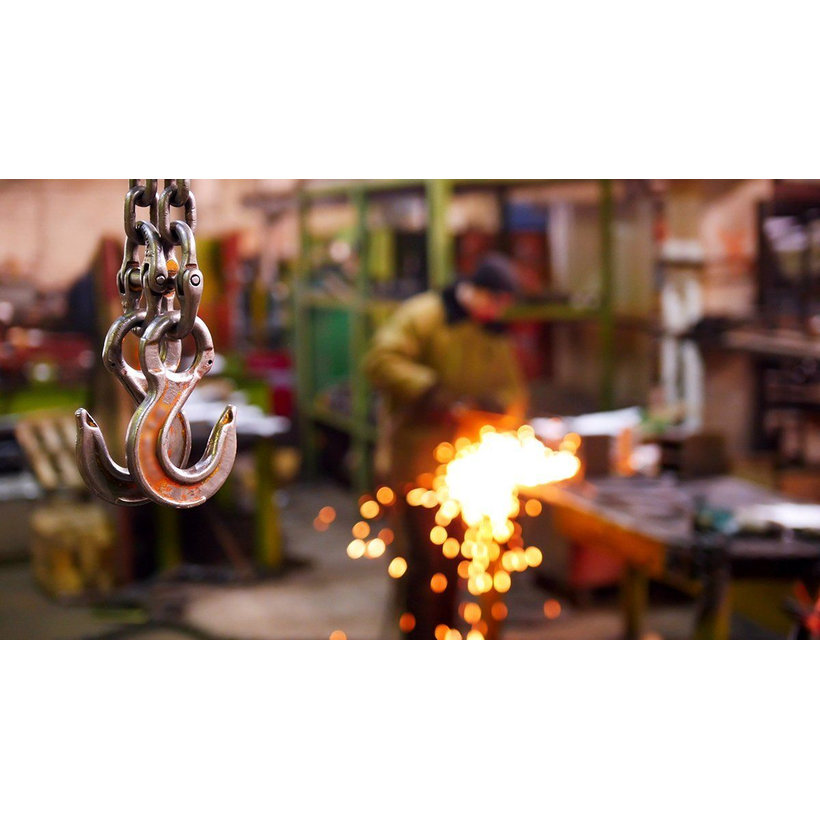 Reťazový záves oko-2 hák tr 80 so skracovačom (1 m, 7500/5300 kg, 13mm)