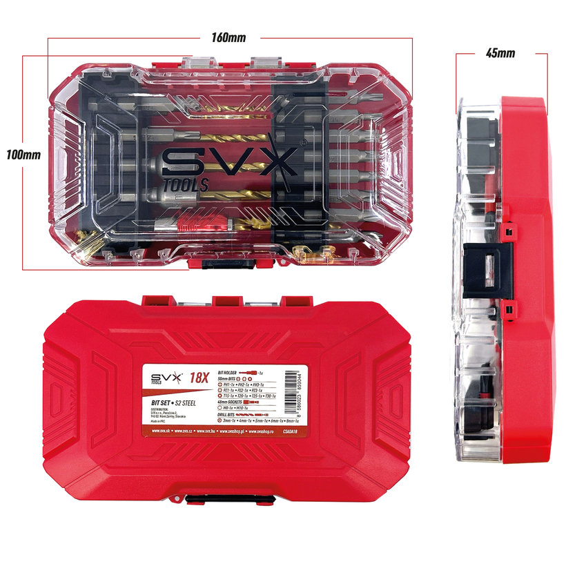 Sada bitov 18 dielna