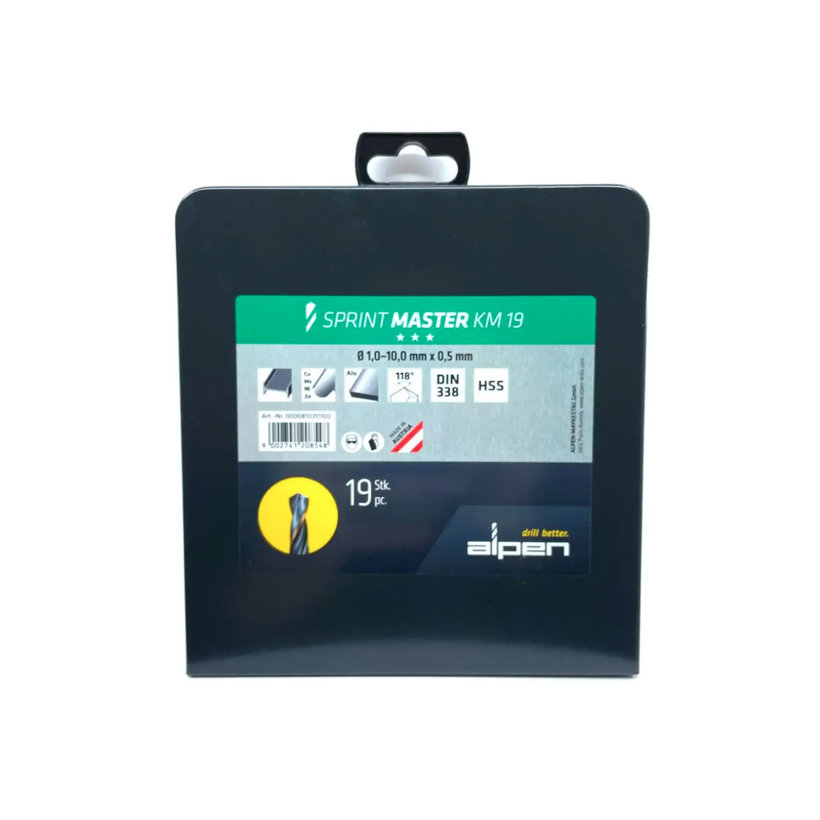 Sada vrtákov do kovu Sprint Master - 19dielna