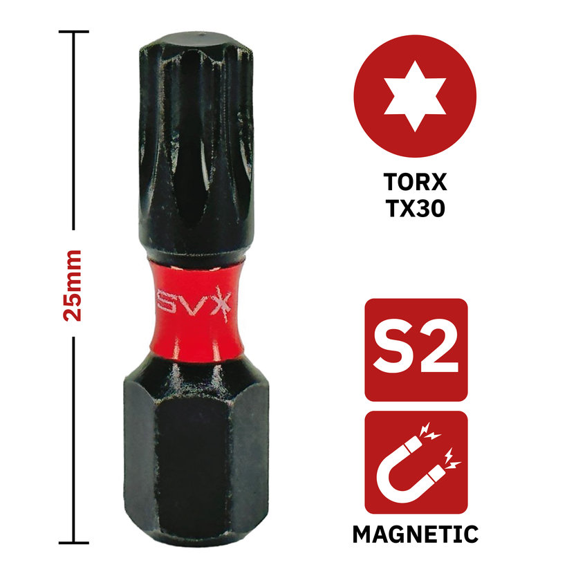 Bit magnetický TX30x25 mm