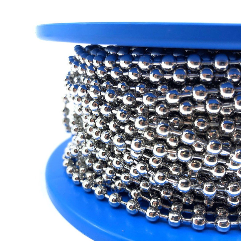 Reťaz guličková poniklovaná 2,4mm
