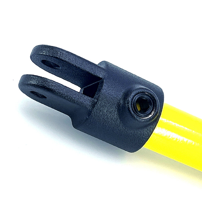 Konektor na podporu panelu 27 mm - čierny