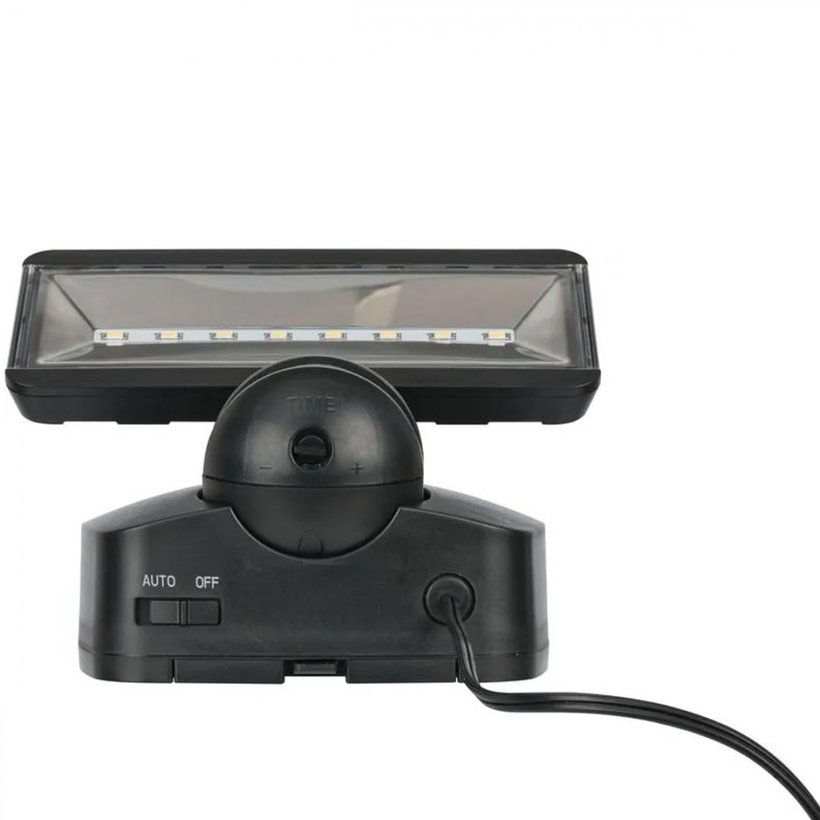 Solárny LED reflektor s pohybovým PIR detektorom antracit