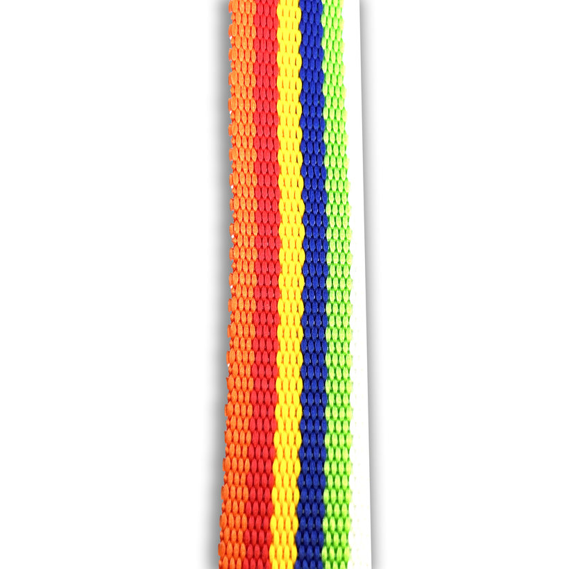 PPV popruh 25mm dúhový