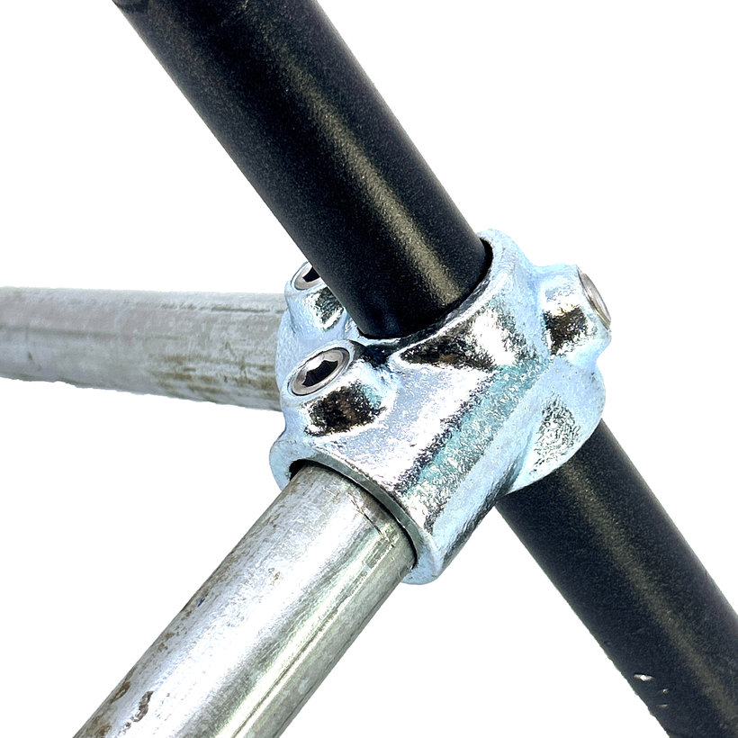 Spojovací článok štyri vetvy 27 mm - pozinkovaný