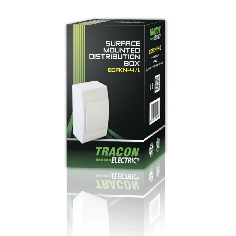 Rozvodná skriňa nadomietková s bielymi dvierkami 110x200x70mm