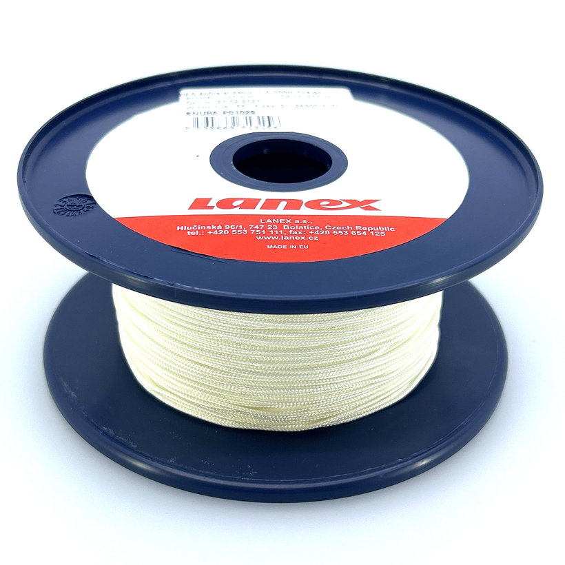 PES šnúra žalúziová biela 16pr 1,4mm