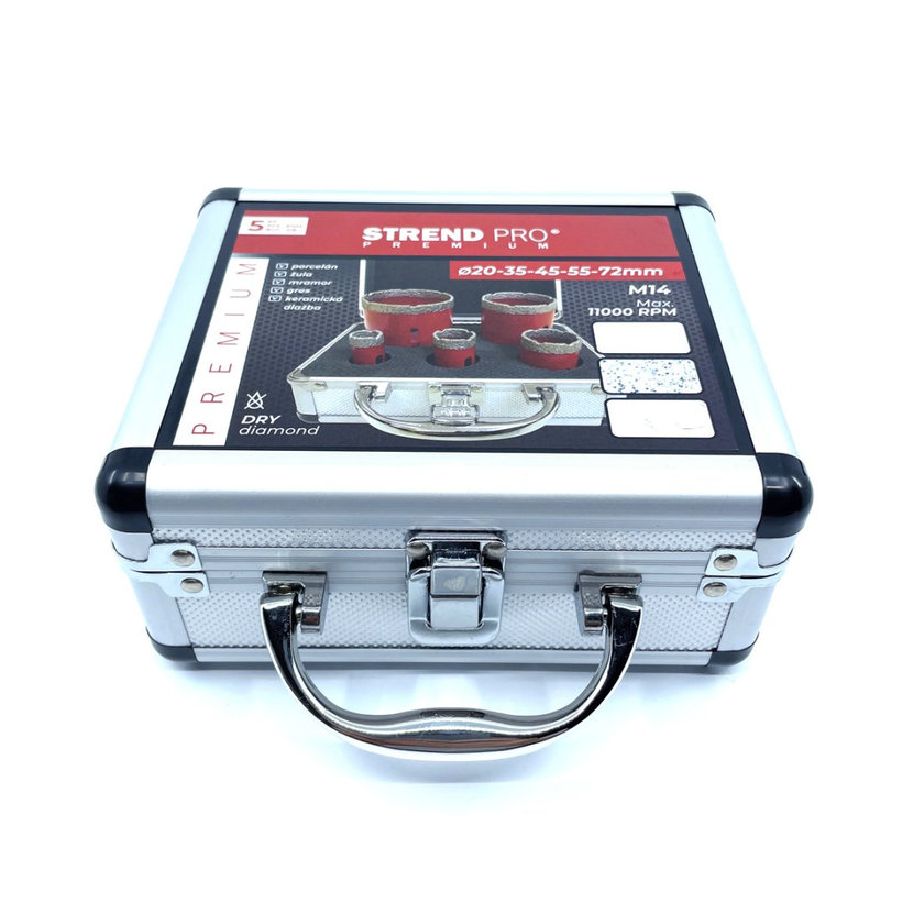 Sada vyrezávačov Premium - DCB11S5 - diamant (20-72mm)