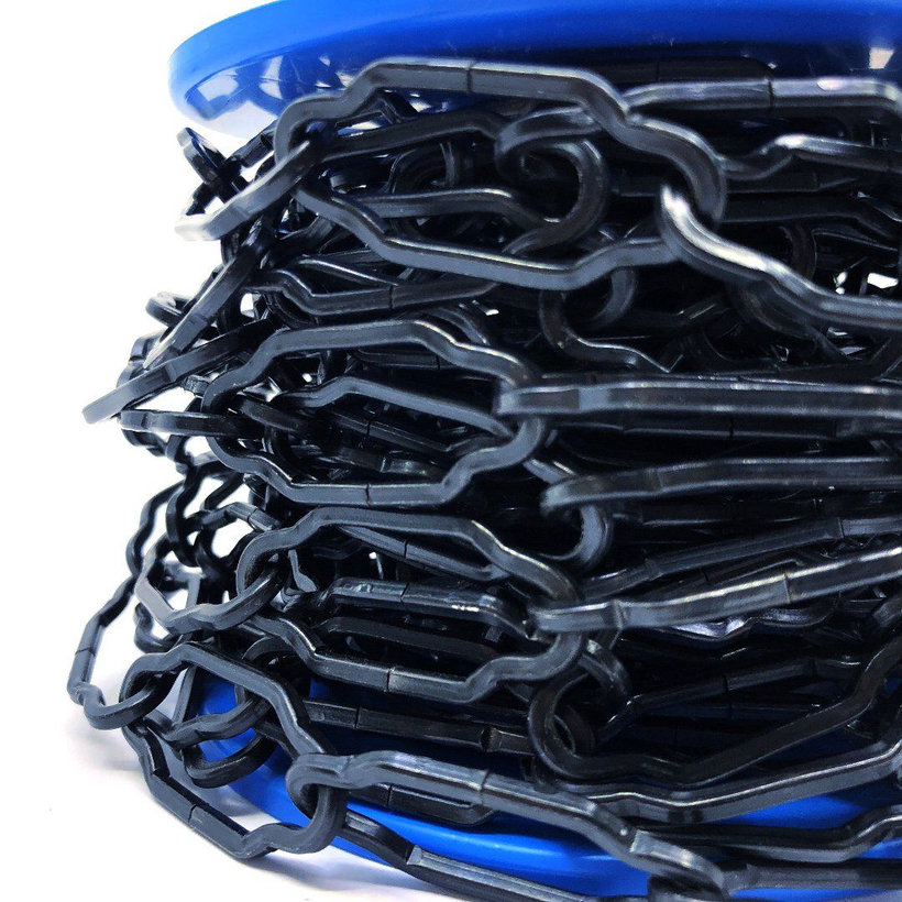 Reťaz ozdobná lustrová/čierny zinok 2,8mm