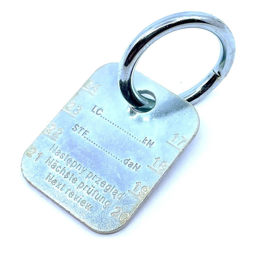 Identifikačný štítok hranatý