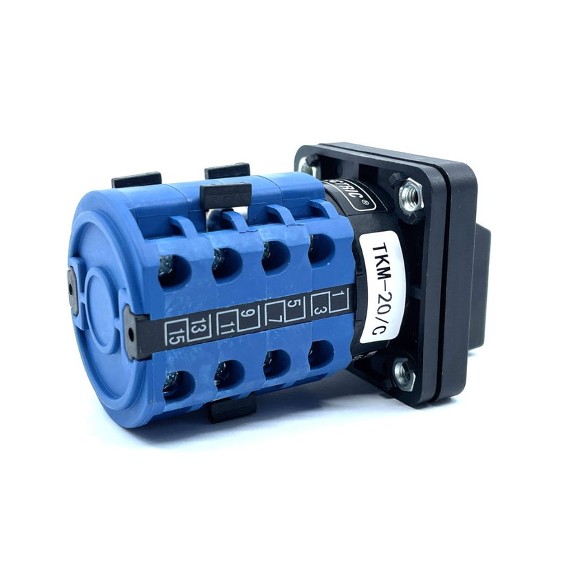 Vačkový prepínač motora hviezda-trojuholník 20A