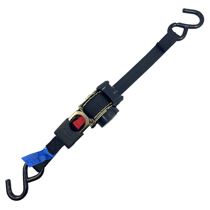 Upínací samonavíjací pás /gurtňa/ s navíjačom a hákmi 1,8M