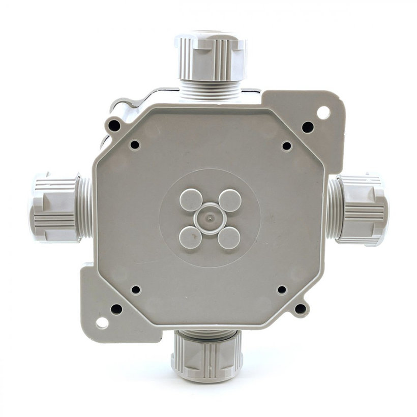 Krabica rozvodná 6455-27P/2 sivá 144x144x67mm