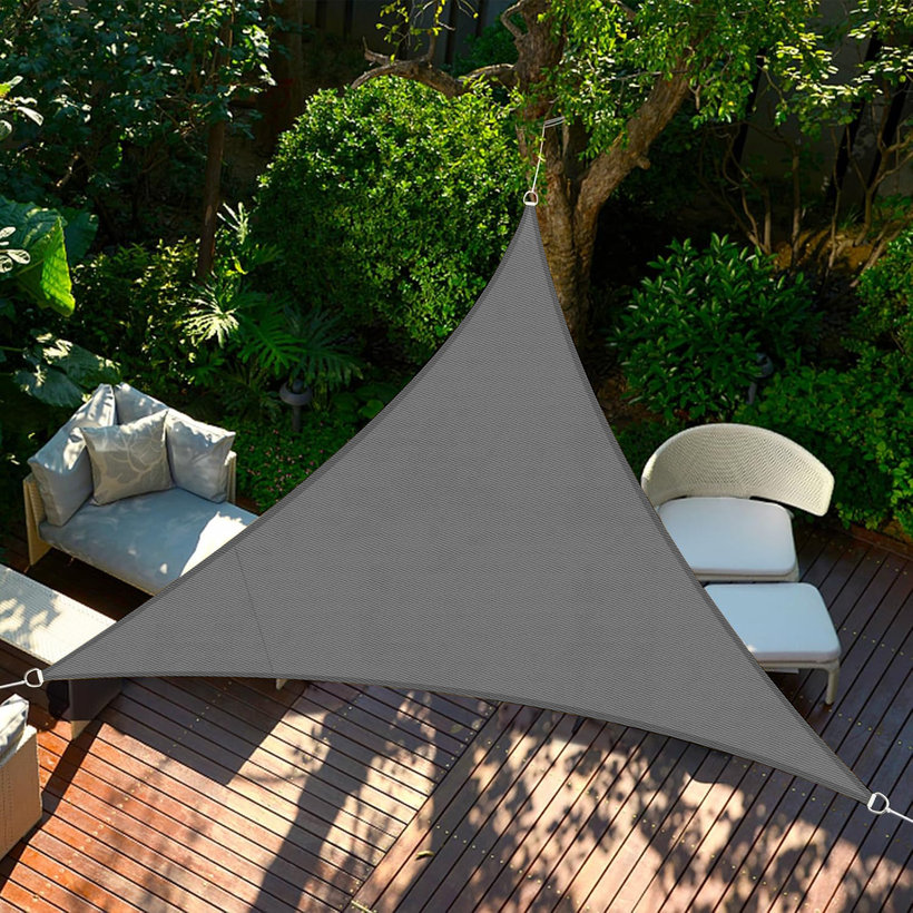 Tieniaca plachta nepremokavá antracit 3x3x3 m