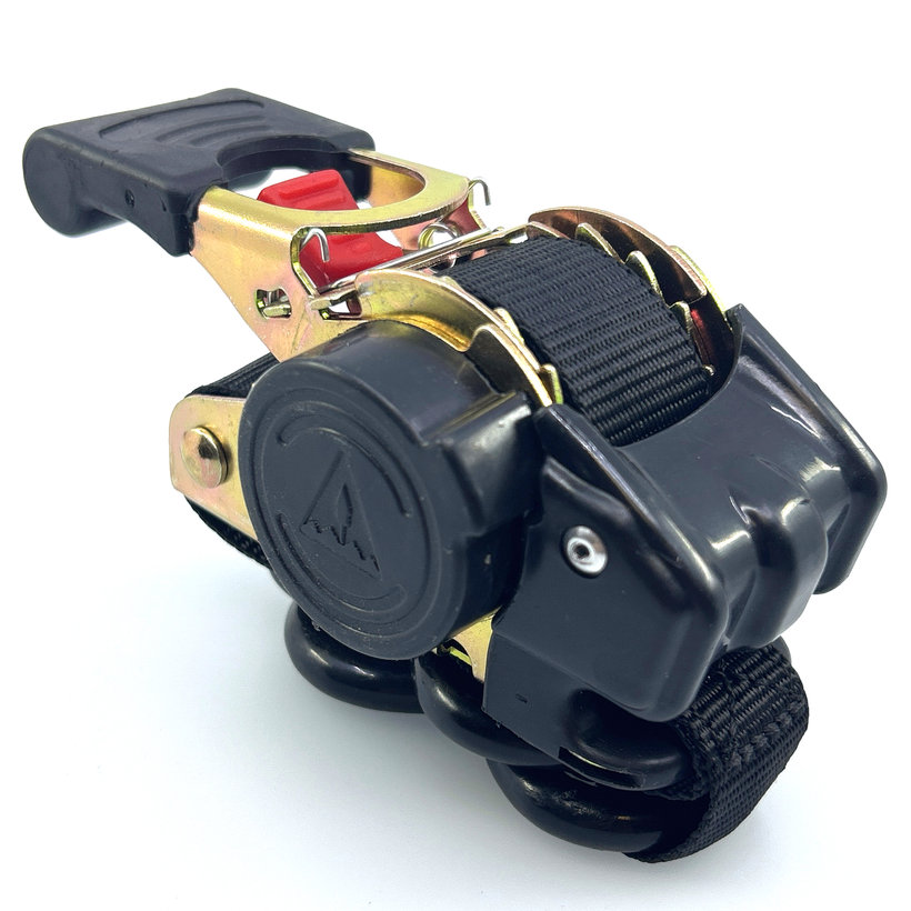 Upínací samonavíjací pás /gurtňa/ s navíjačom a hákmi 1,8M