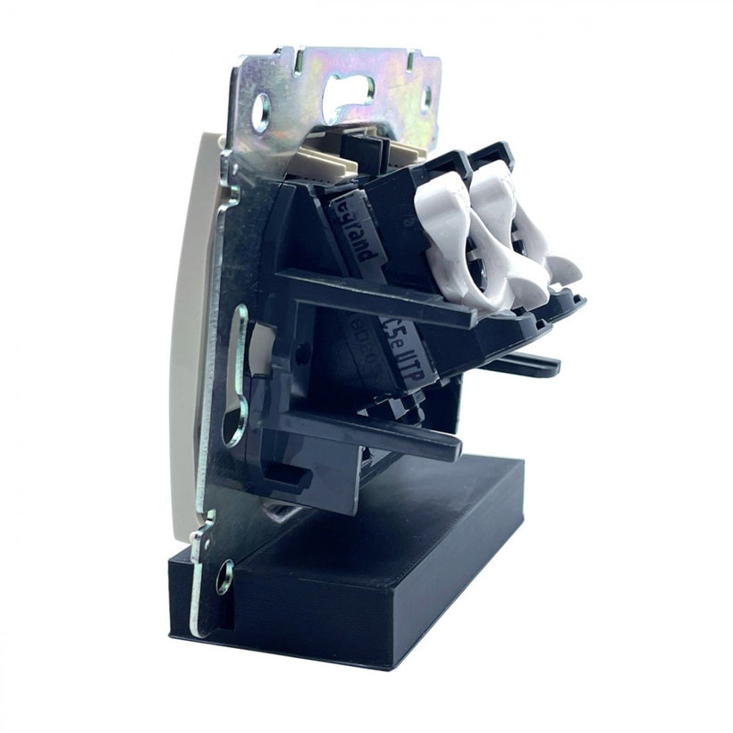 Valena zásuvka dátová 2xRJ45 UTP béžová