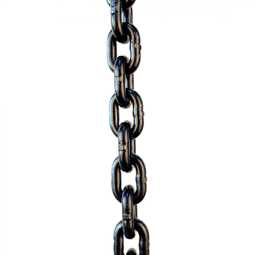 Reťazový záves oko-hák tr 80 so skracovačom (3,5 m, 1120 kg, 6 mm, čierna)