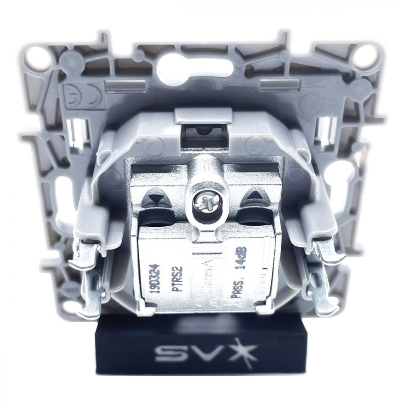 Niloé zásuvka TV+R+SAT biela priebežná