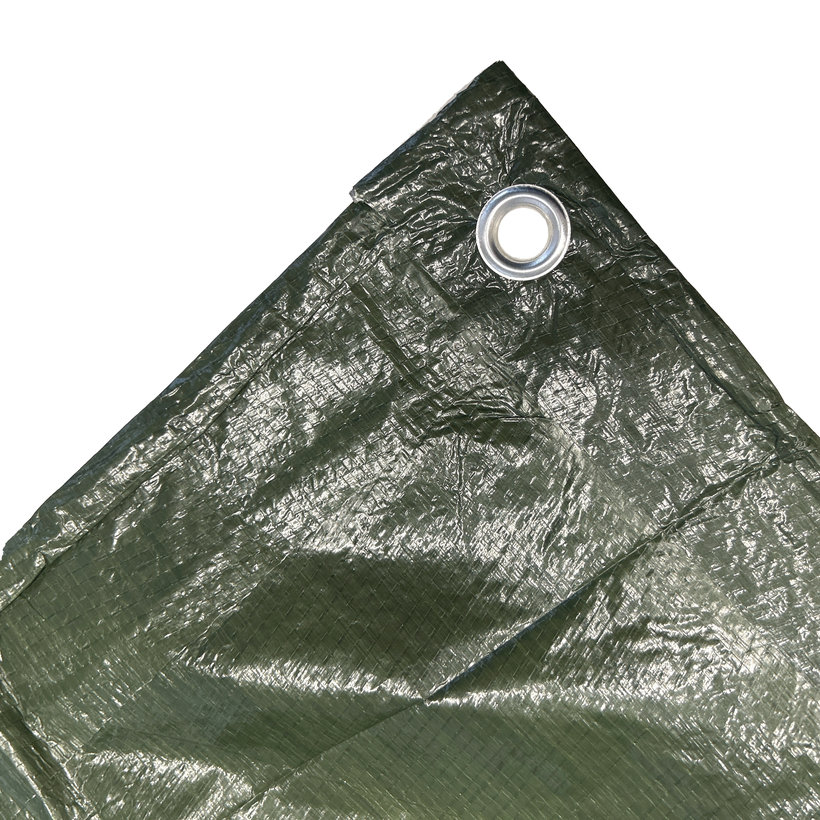 Plachta zakrývacia 5x8m tmavá zelená 65g/m²