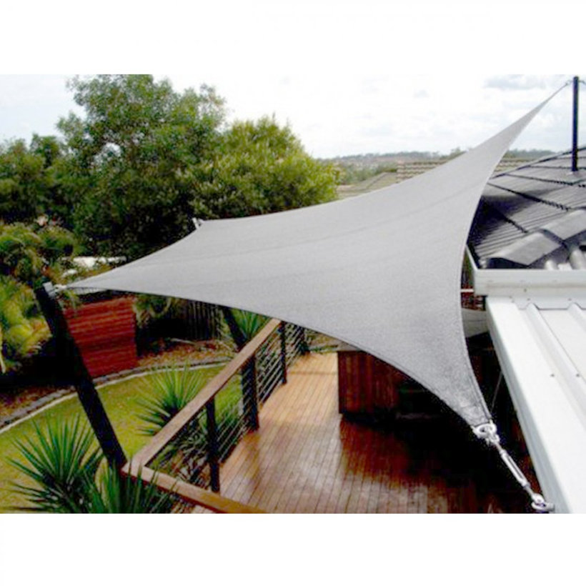 Tieniaca plachta antracit 3x3 m