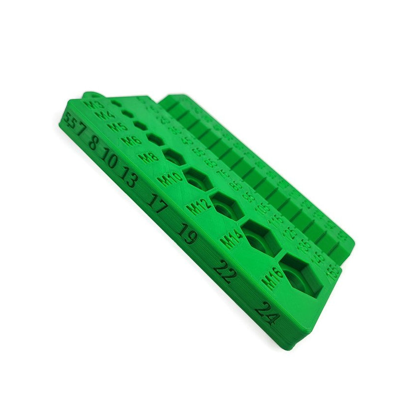 Metrická mierka z 3D tlačiarne