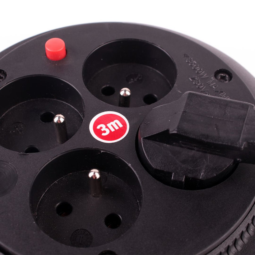 Káblový box čierny 3m