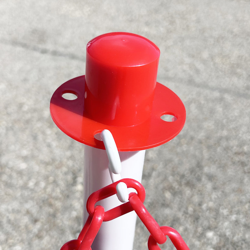 Háčik pre plastové reťaze biely 6mm