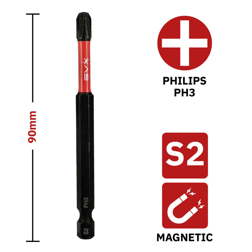 Bit magnetický PH3x90 mm