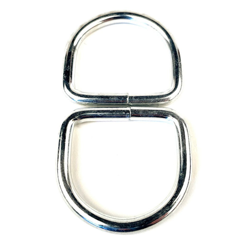 Krúžok zváraný tvar D 2x10mm