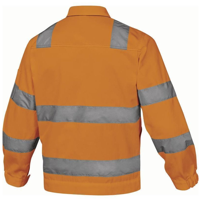 Reflexná pracovná bunda MACH2 HV oranžová 3XL