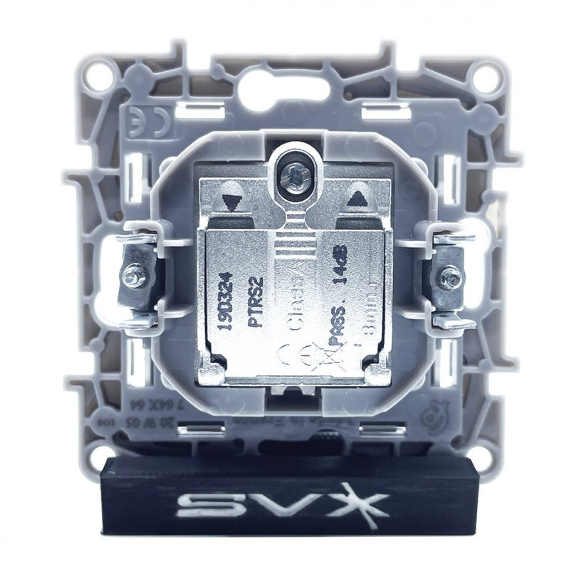 Niloé zásuvka TV+R+SAT biela priebežná