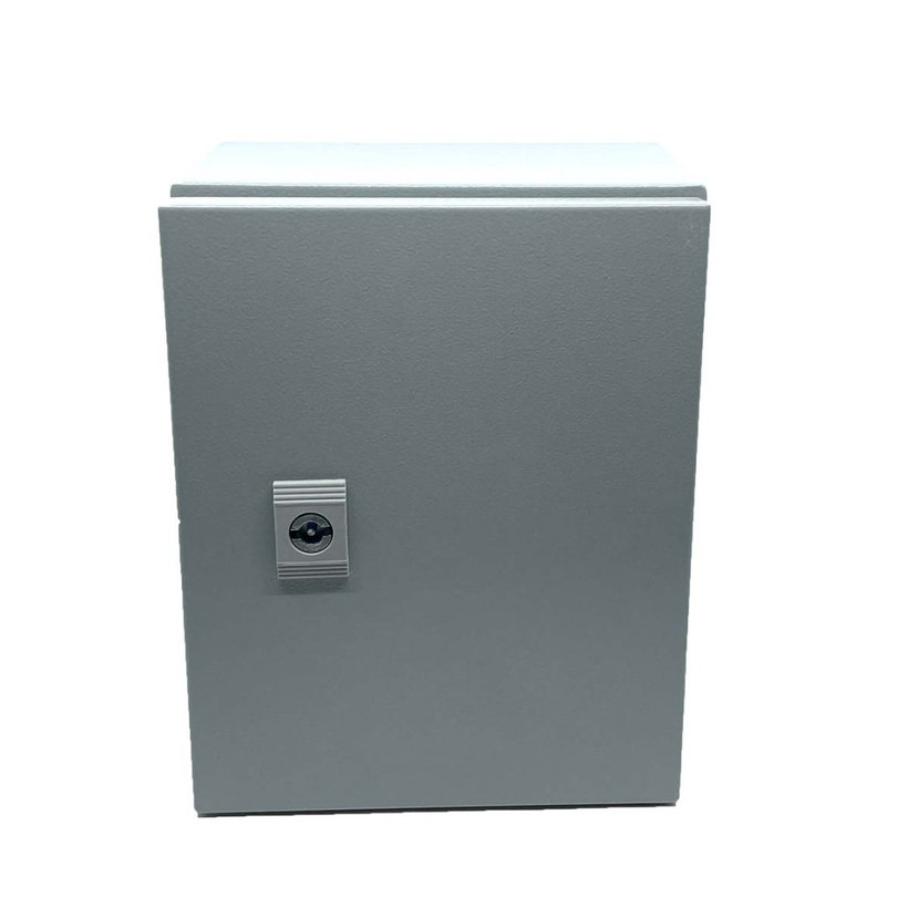 Oceľovo-plechová rozvodnica, sivá 200x250x150mm