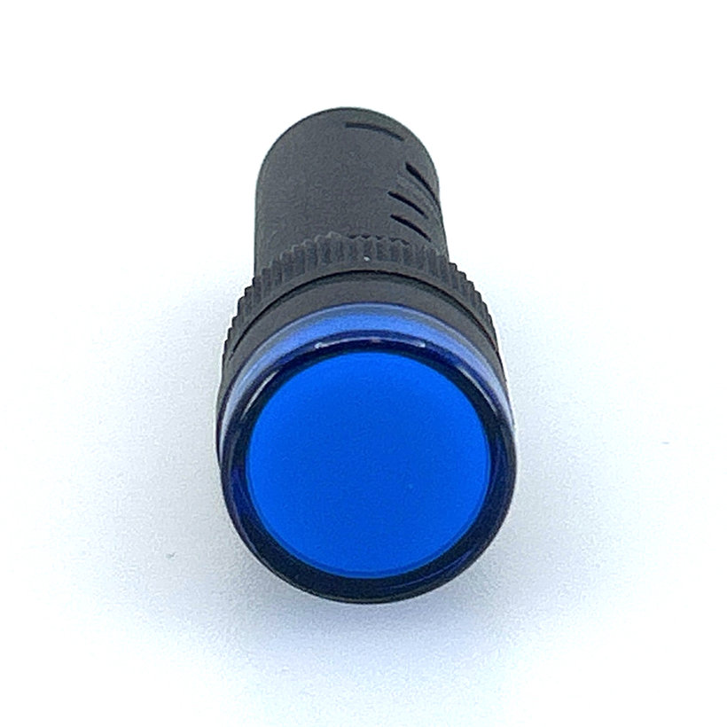 Kontrolka LED modrá 16mm