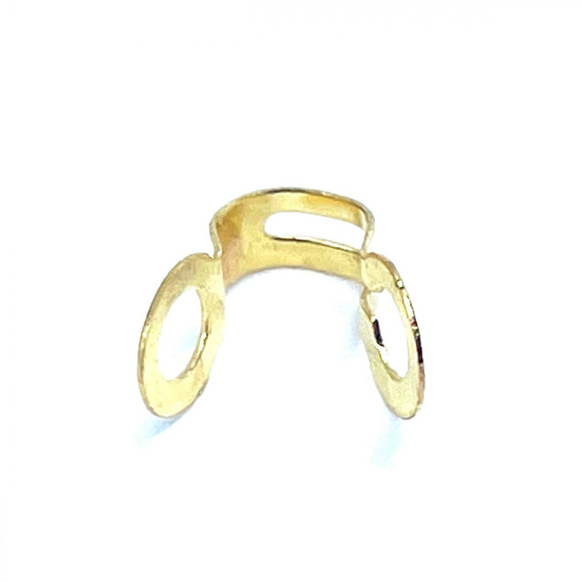 Koncovka na guličkovú reťaz žltý zinok 2,1-2,4mm