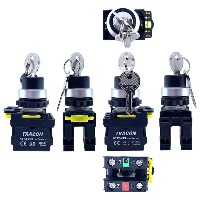 Otočný spínač s kľúčom