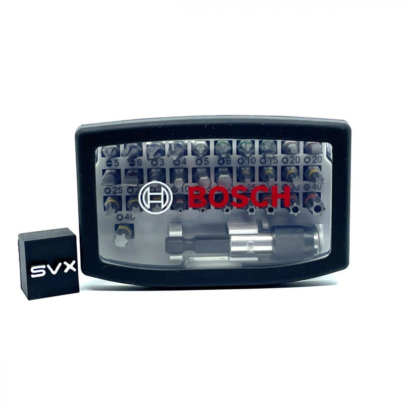 32-dielna sada bitov s farebným označením